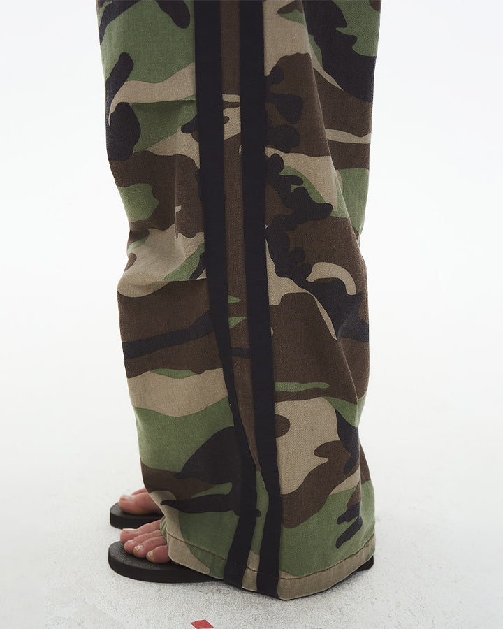 GRYFT Utility Double Waist Camo Cargo Pants
