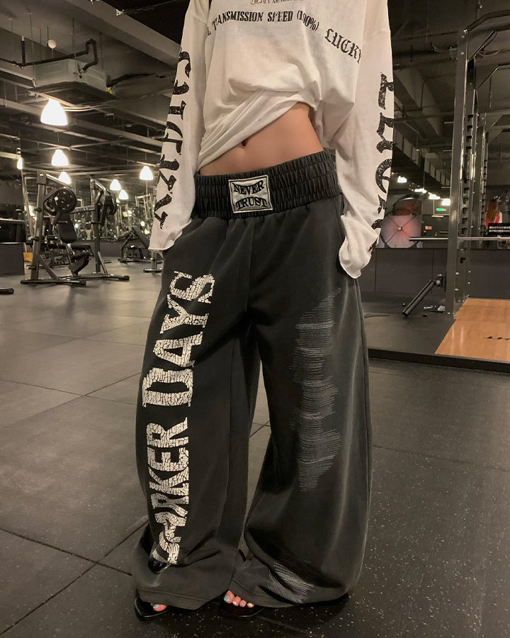 GRYFT Dark Washed Sweatpants