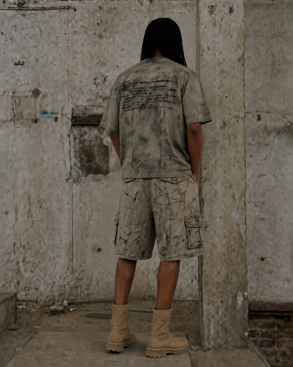 GRYFT Grunge Cargo Shorts