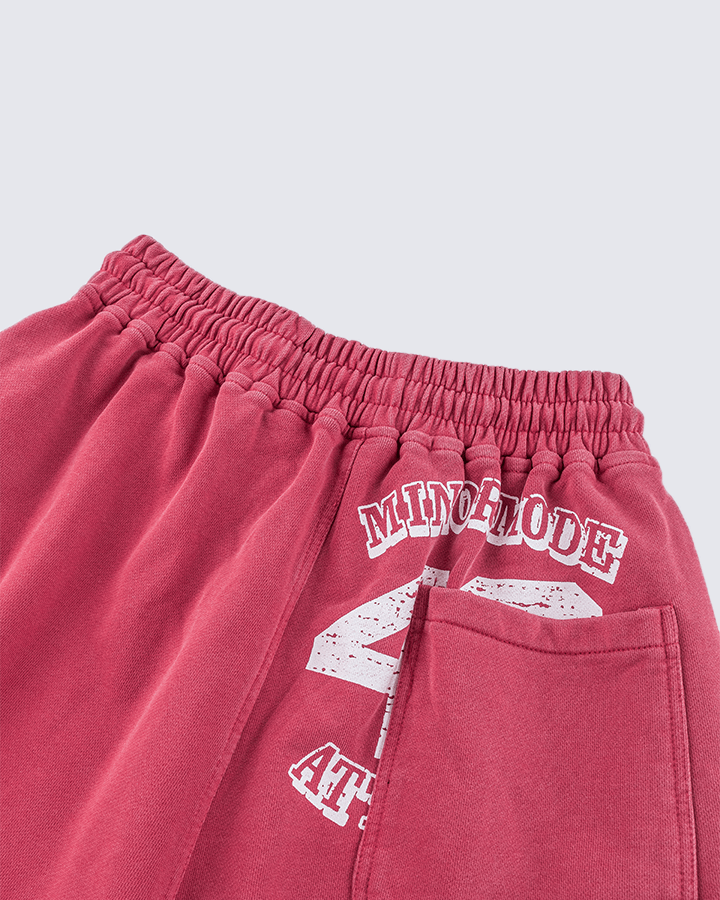 Vintage Logo Print Cotton Shorts