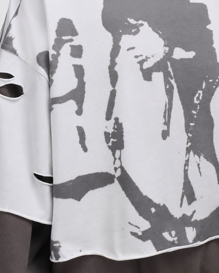 GRYFT Grunge Layered Hoodie