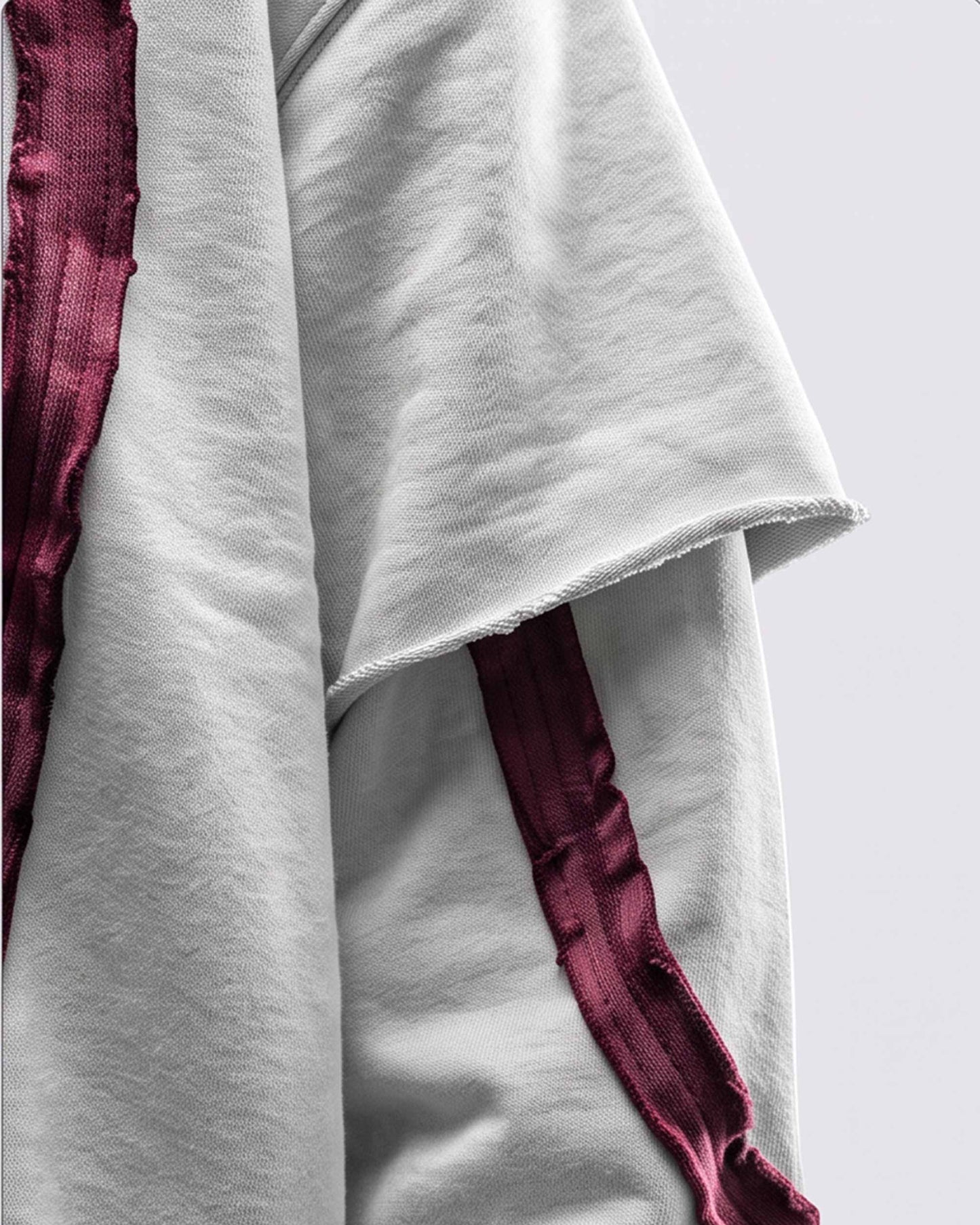 GRYFT SYMBIOTE Layered Raw-Edge Contrast Sweatshirt