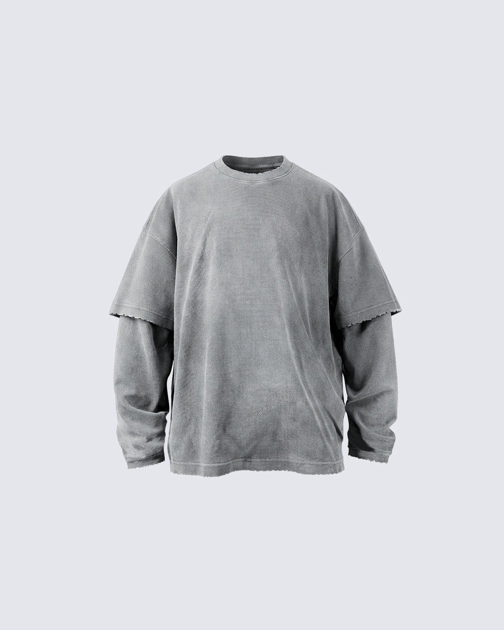 Waffle Layered Vintage Tee