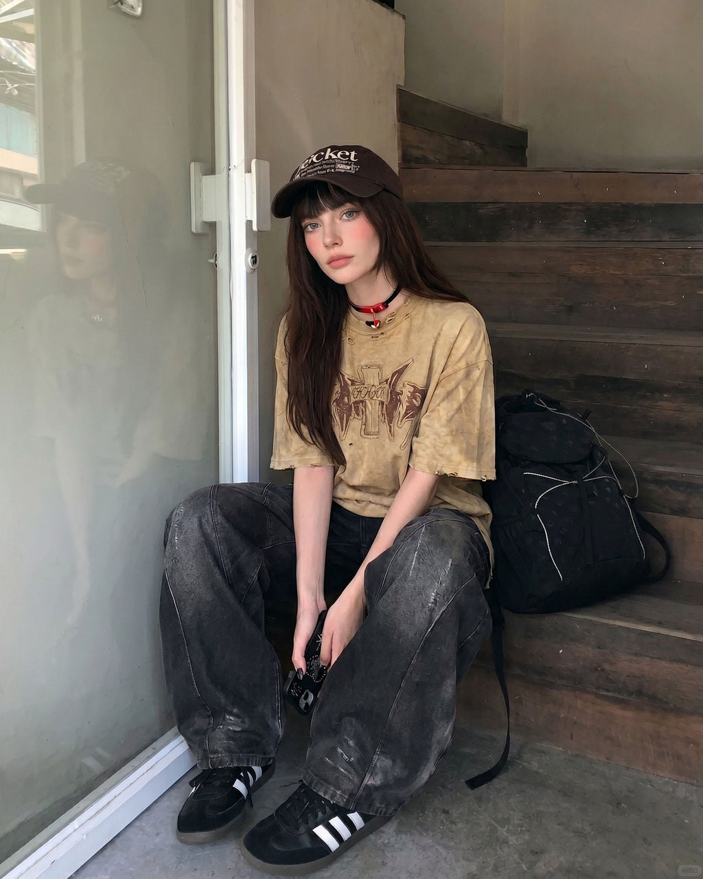 BARREN Series | Apocalyptic Pilgrimage Cross Wing Tee