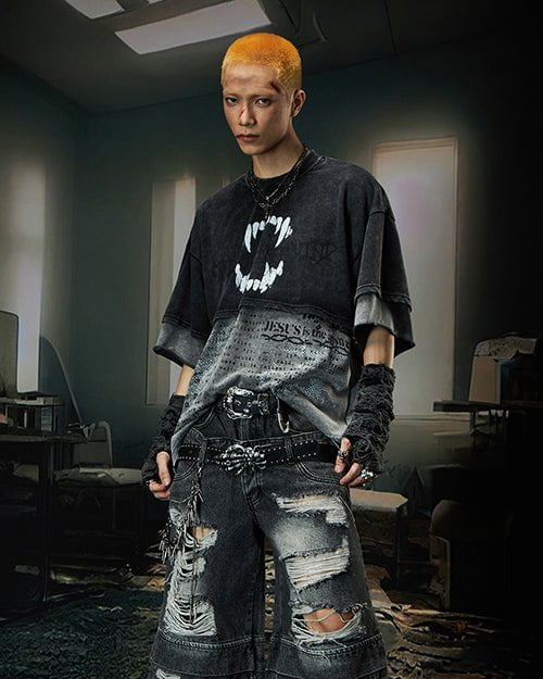 Layered Washed Graphic Tee