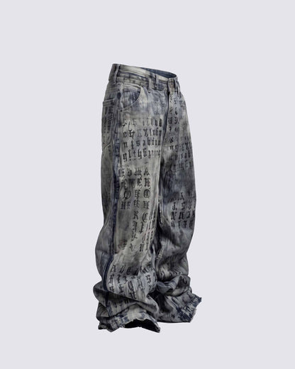 GRYFT SYMBIOTE Series | Grunge Washed Jeans