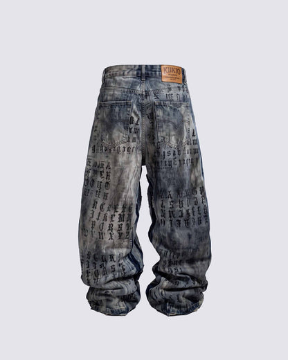 GRYFT SYMBIOTE Series | Grunge Washed Jeans