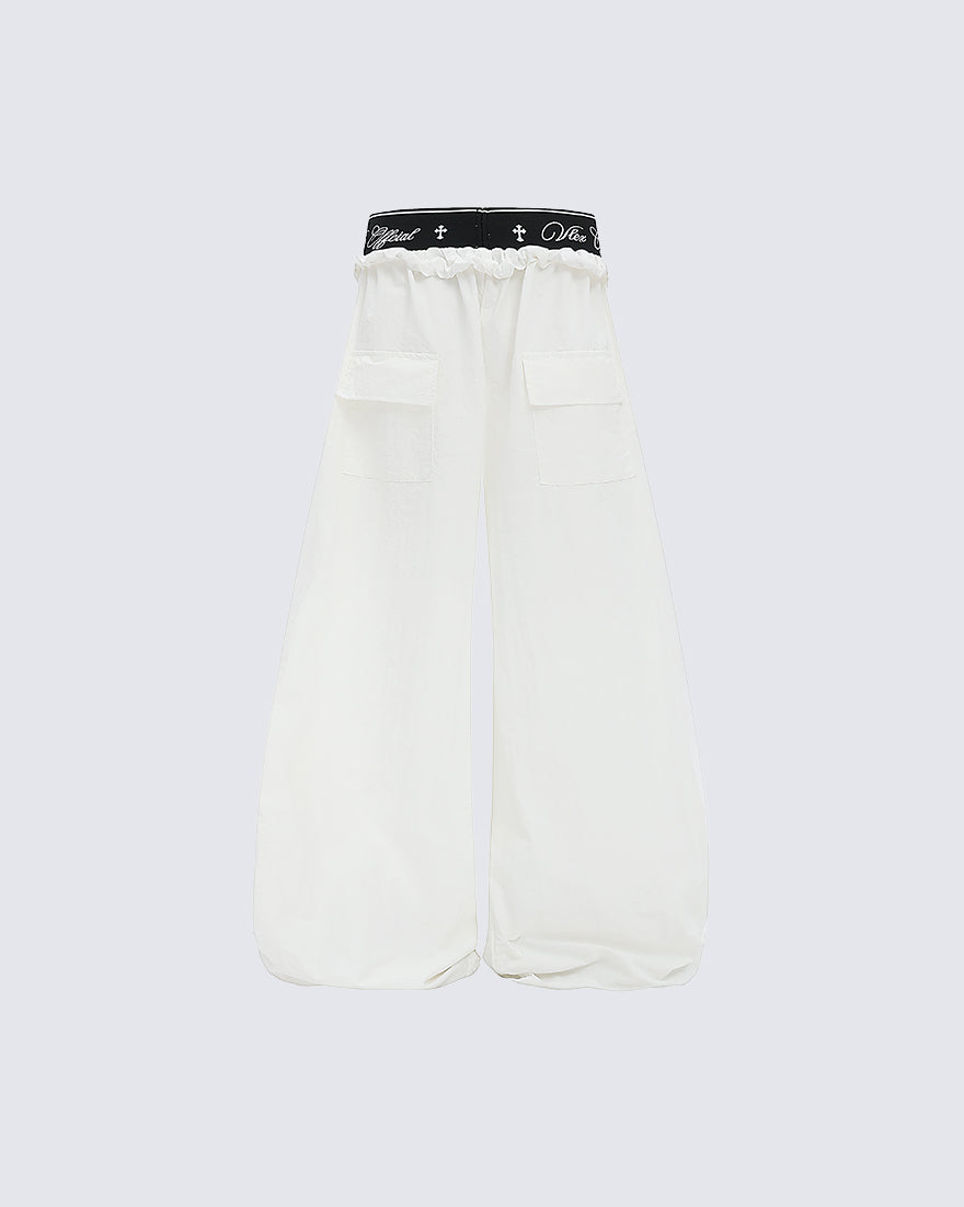 GRYFT Retro Cross-Waistband Parachute Pants