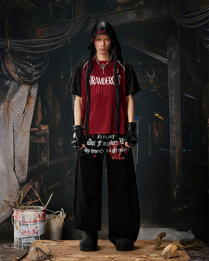 American Retro Street Graphic Star Print Sweatpants