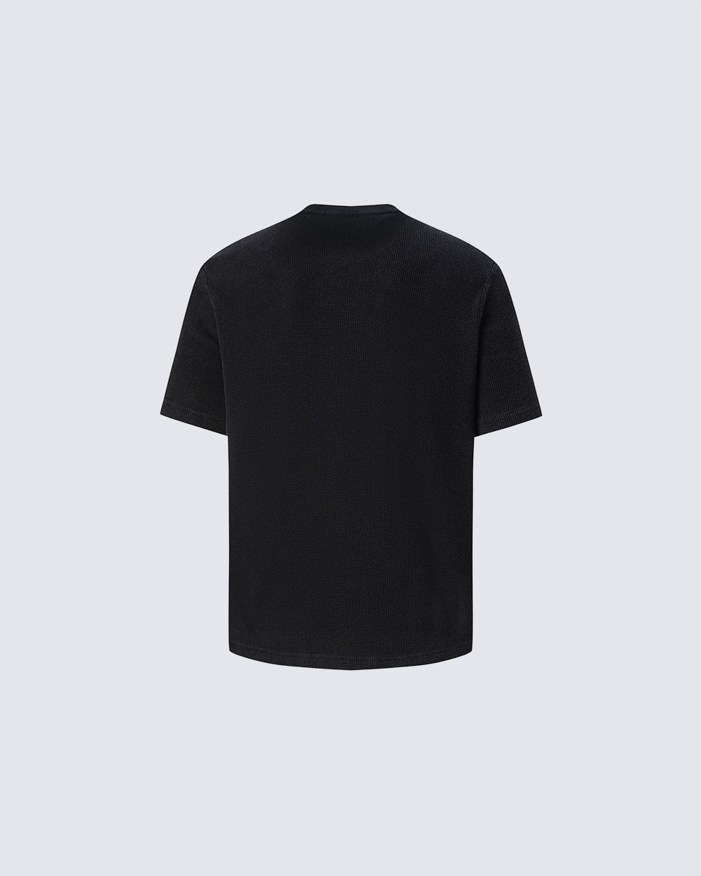 Waffle New Texture Vintage Washed Short T-Shirt