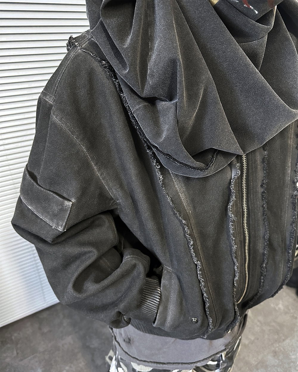 GRYFT Vintage Street Style Bomber Jacket