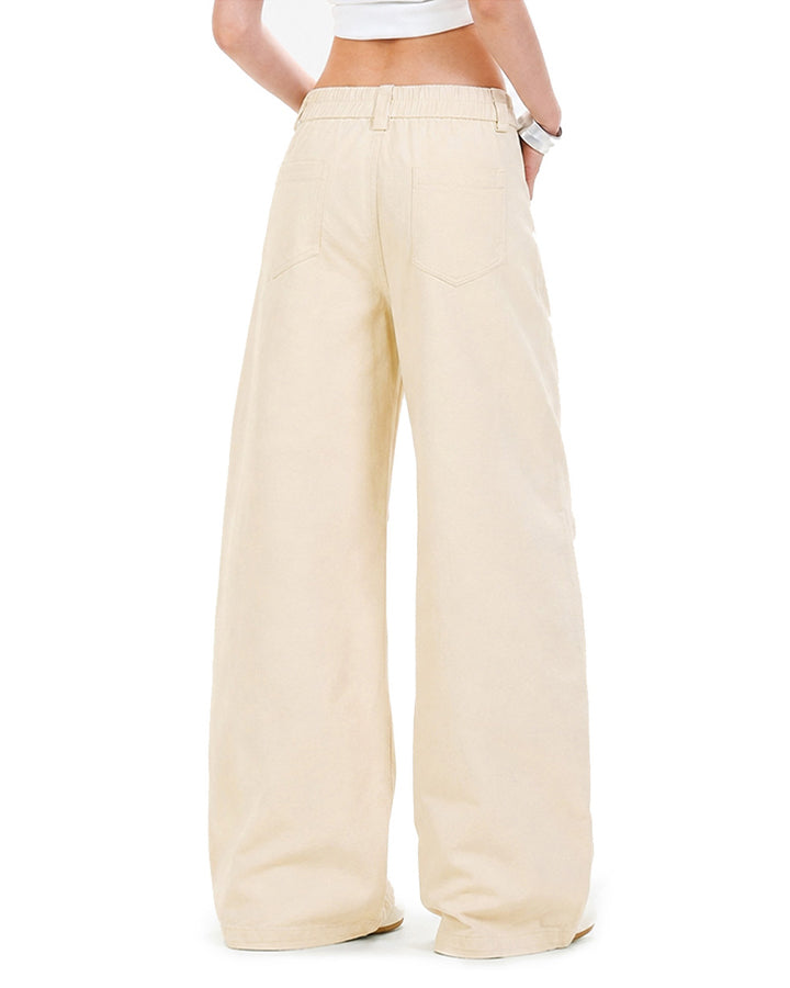 GRYFT Y2K Washed Elastic Waist Jeans