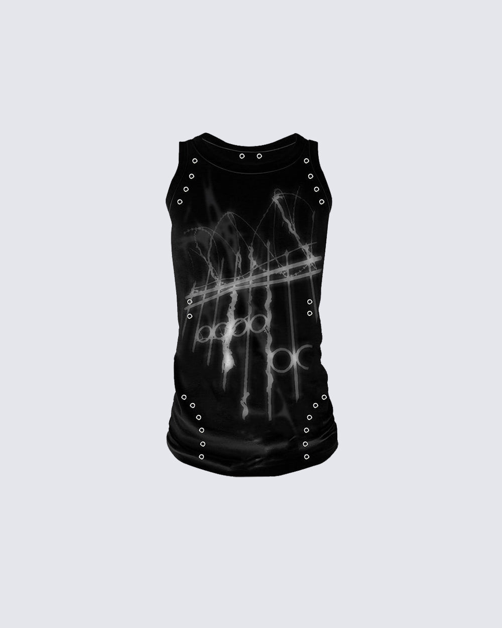 American Gothic Rivet Slim Fit Tank Top