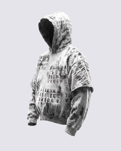 GRYFT SYMBIOTE Series | Grunge Layered Hoodie