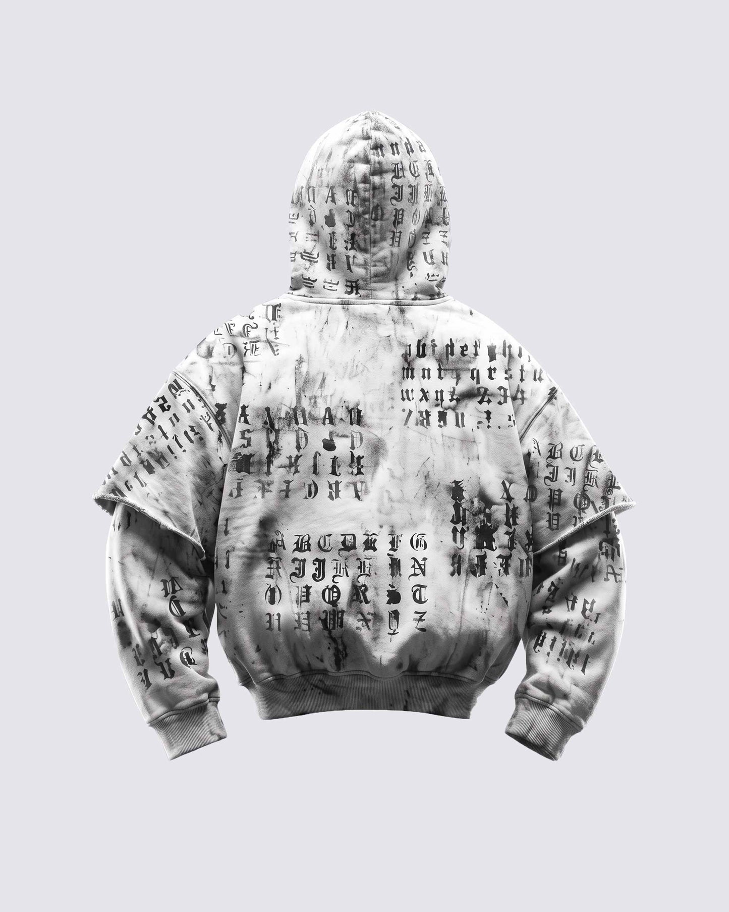 GRYFT SYMBIOTE Series | Grunge Layered Hoodie