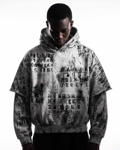 GRYFT SYMBIOTE Series | Grunge Layered Hoodie