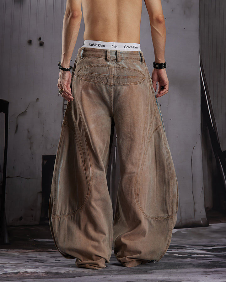 GRYFT Utility Washed Cargo Jeans