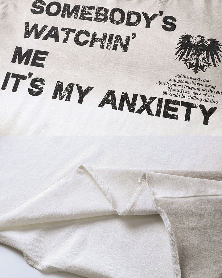 GRYFT Grunge Washed Printed Long Sleeve T-Shirt