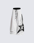 GRYFT Sport Graphic Wide-Leg Track Pants