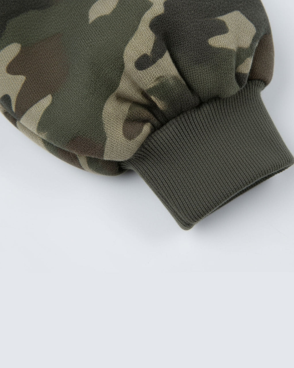 Camouflage Fur Collar Cotton Jacket