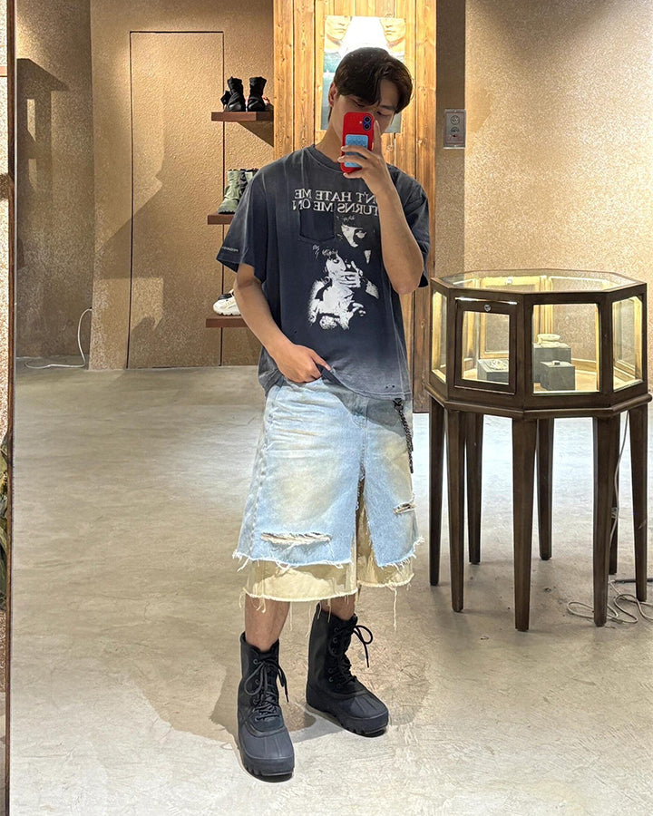 GRYFT Grunge Distressed Tee