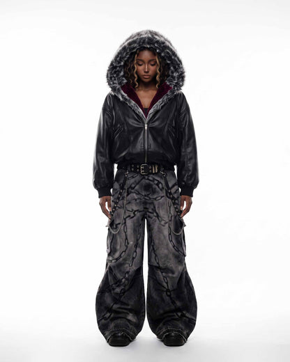 GRYFT SYMBIOTE Series | Grunge Zipper Jacket