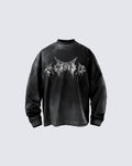 GRYFT Vintage Washed Graphic Long-Sleeve Tee
