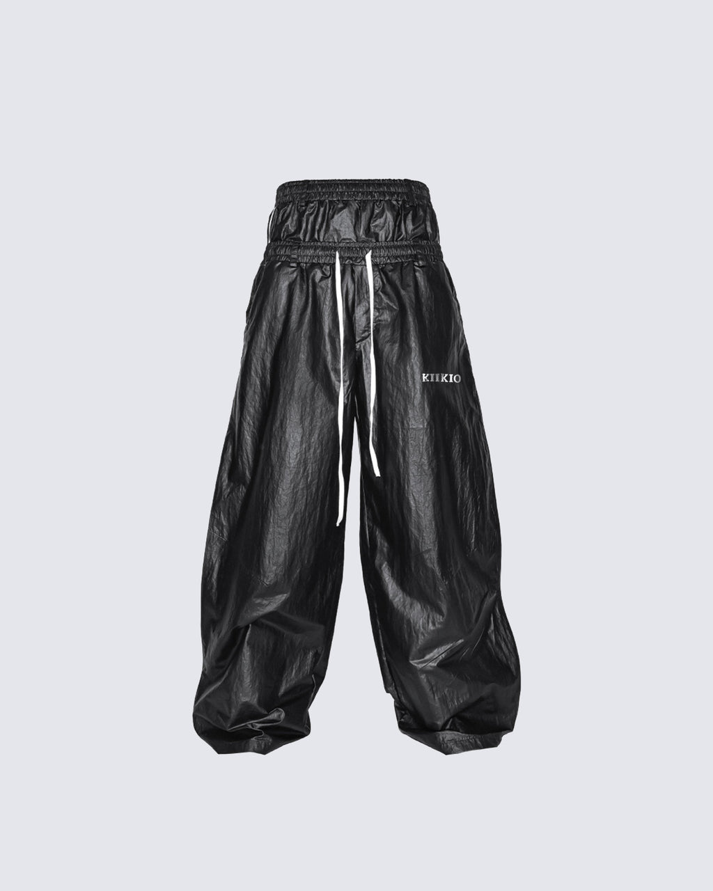 GRYFT Gloss Double-Waist Pants