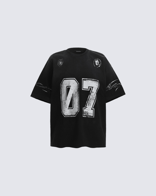 "07 Edge" Vintage Graphic Oversized T-Shirt