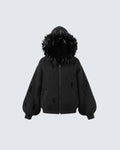 GRYFT Destroyed Knitted Sweater Plush Coat