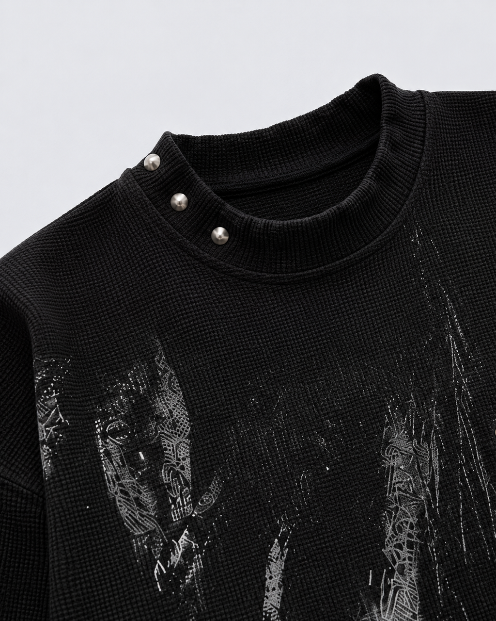 GRYFT Gothic Dark Printed Sweater