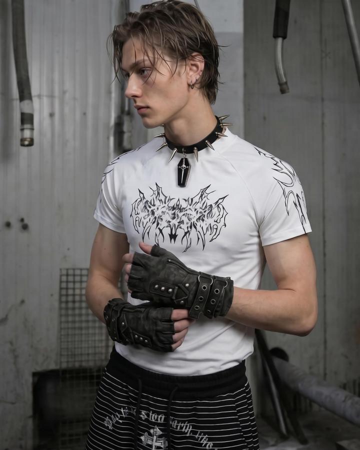 American Tribal Graphic Black Sports Tee