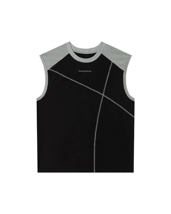 Deconstructed Stitched Ice-Feel Quick-Dry Summer Tank Top