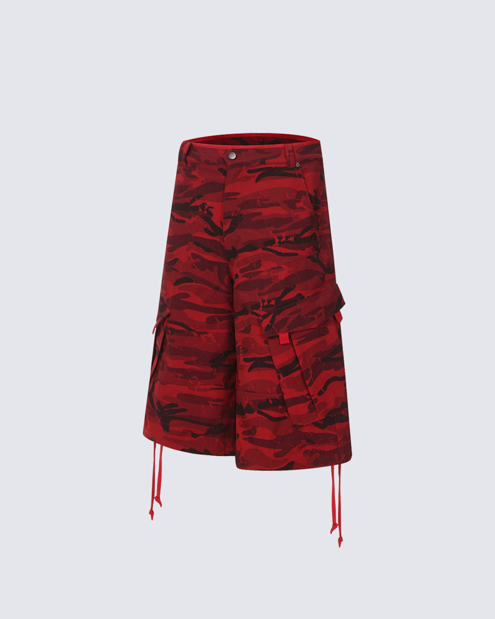 Light Asian Street Camo Utility Shorts