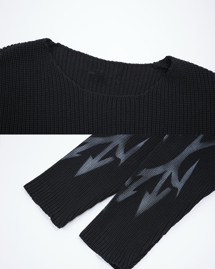 GRYFT Gothic Graphic Sweater