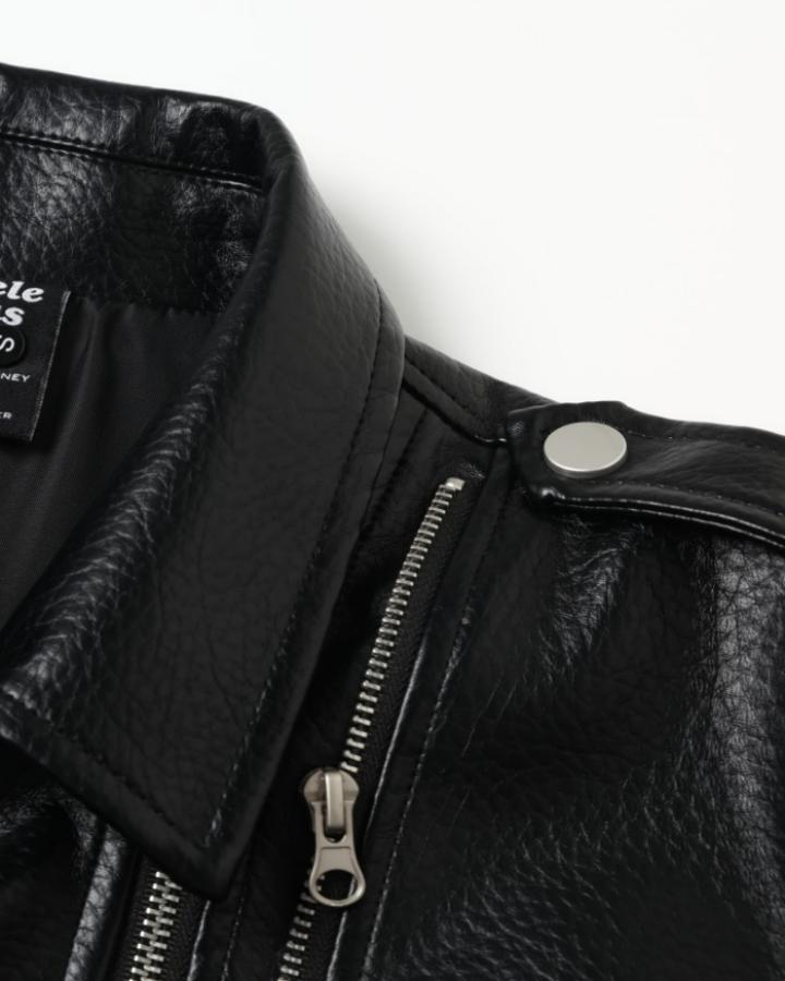 Asymmetric Zip Faux Leather Jacket