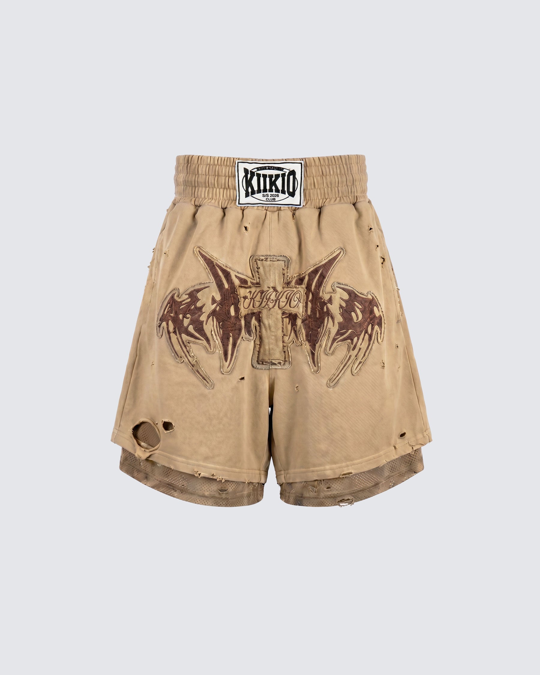 BARREN Series | Apocalyptic Pilgrimage Cross Layered Shorts