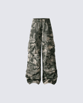 Cargo Pants with Camo Print - Stylish and Practical