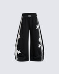 GRYFT Y2K Star Stripe Baggy Scimitar Pants