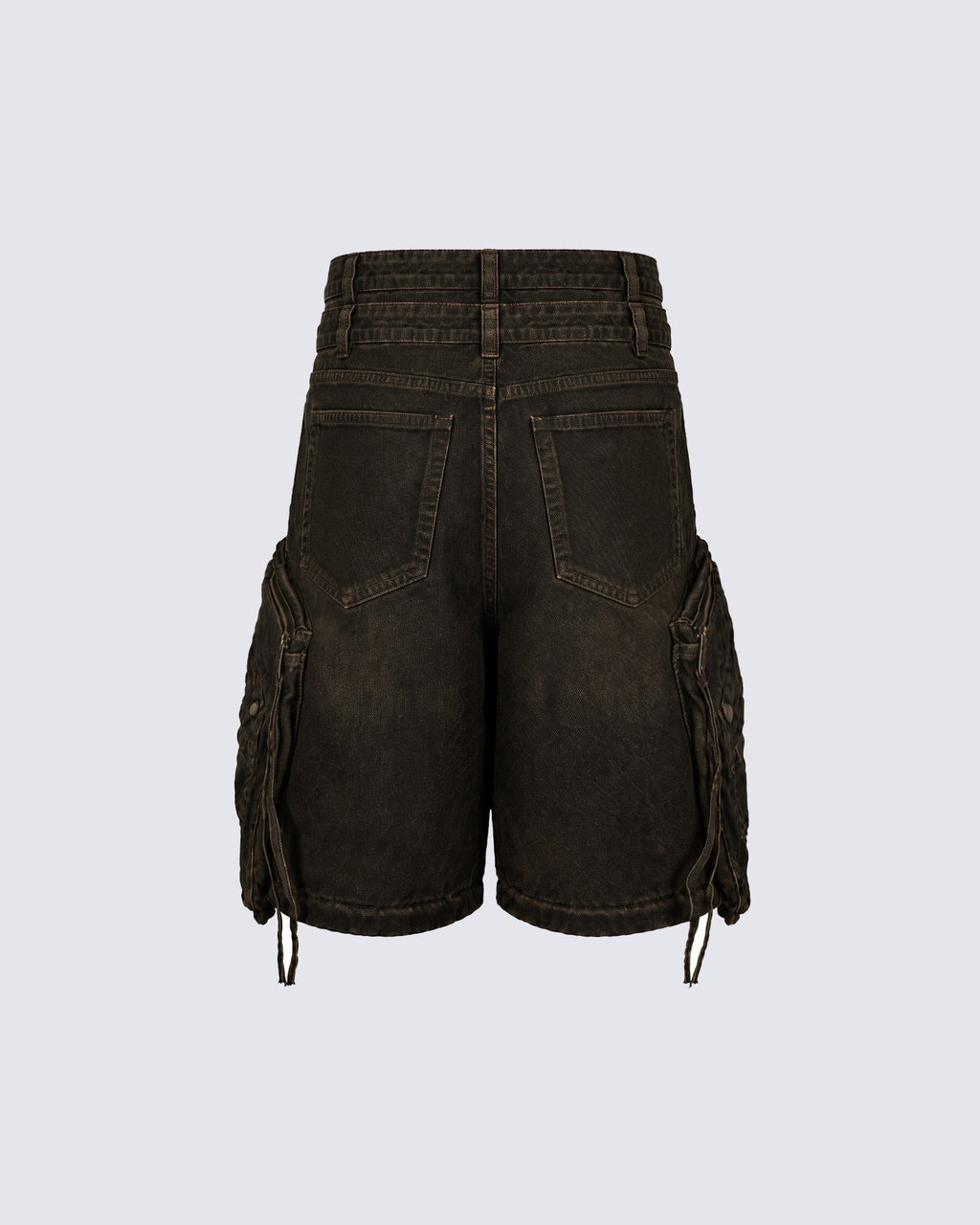 GRYFT Retro Double-Waistband Bermuda Shorts