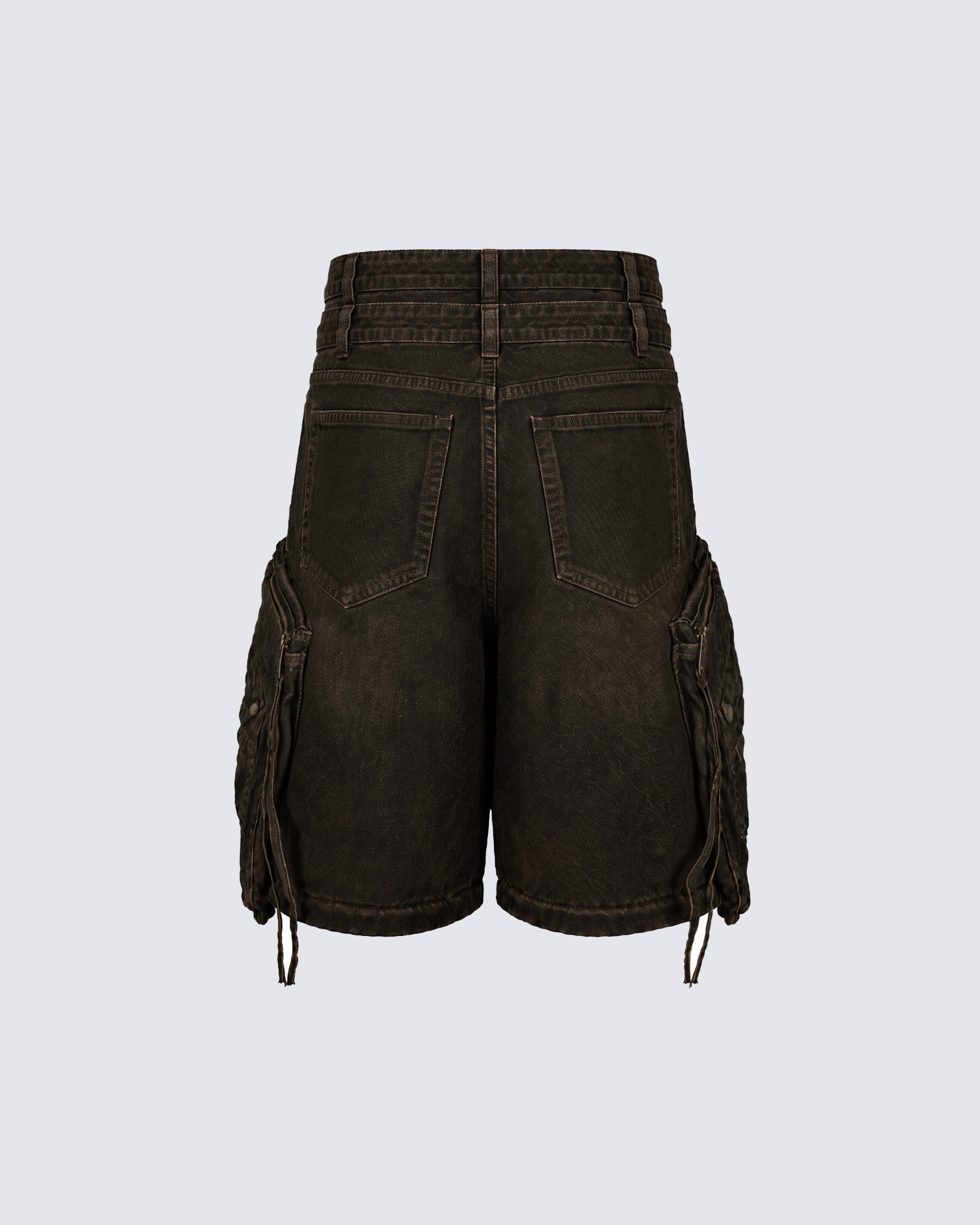 GRYFT Retro Double-Waistband Bermuda Shorts