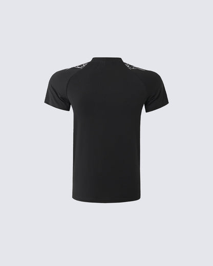 American Tribal Graphic Black Sports Tee