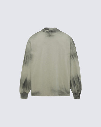 GRYFT Vintage Spray-Painted Letter Graphic Sweatshirt