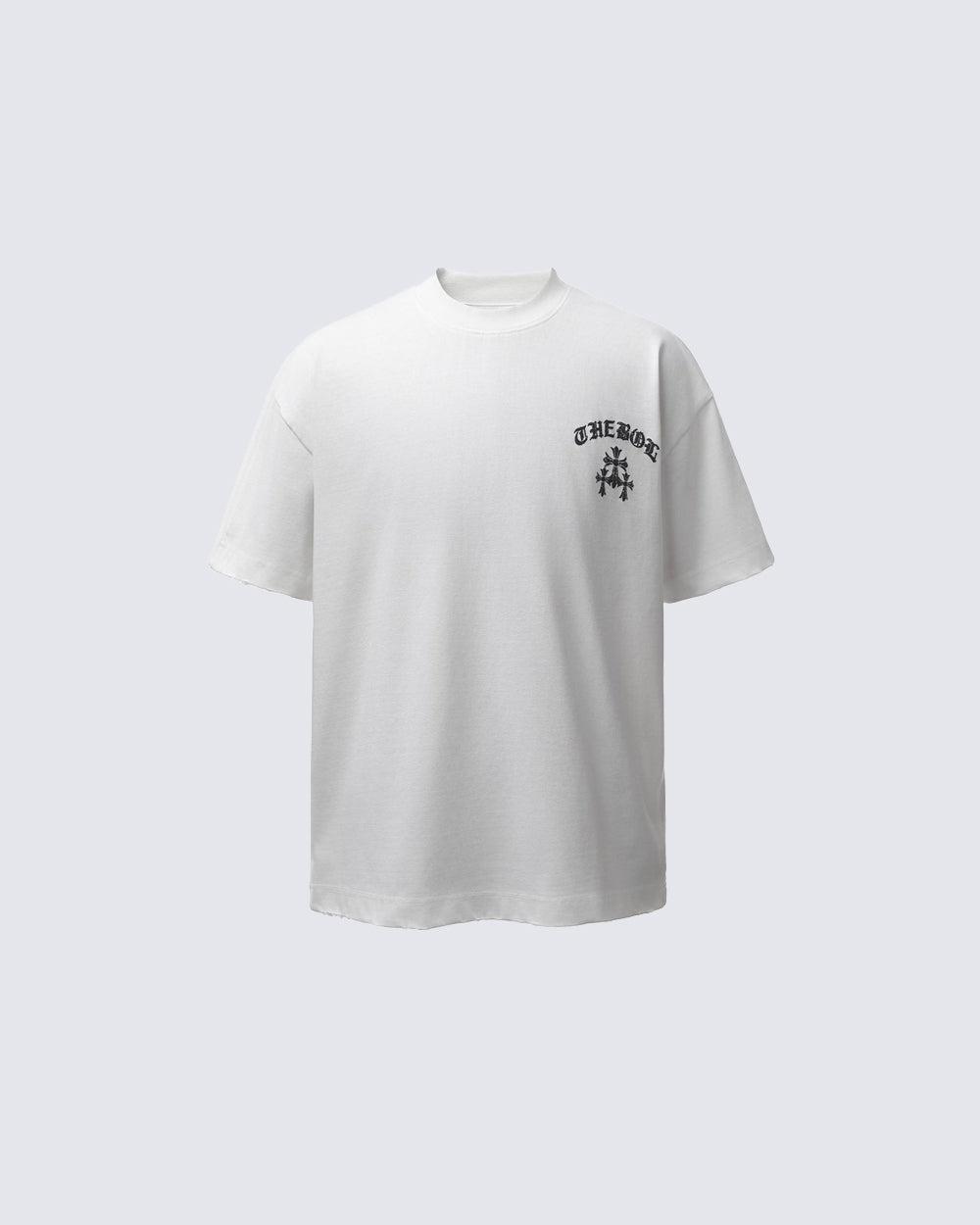 GRYFT Retro Distressed Gothic Letter Graphic T-Shirt