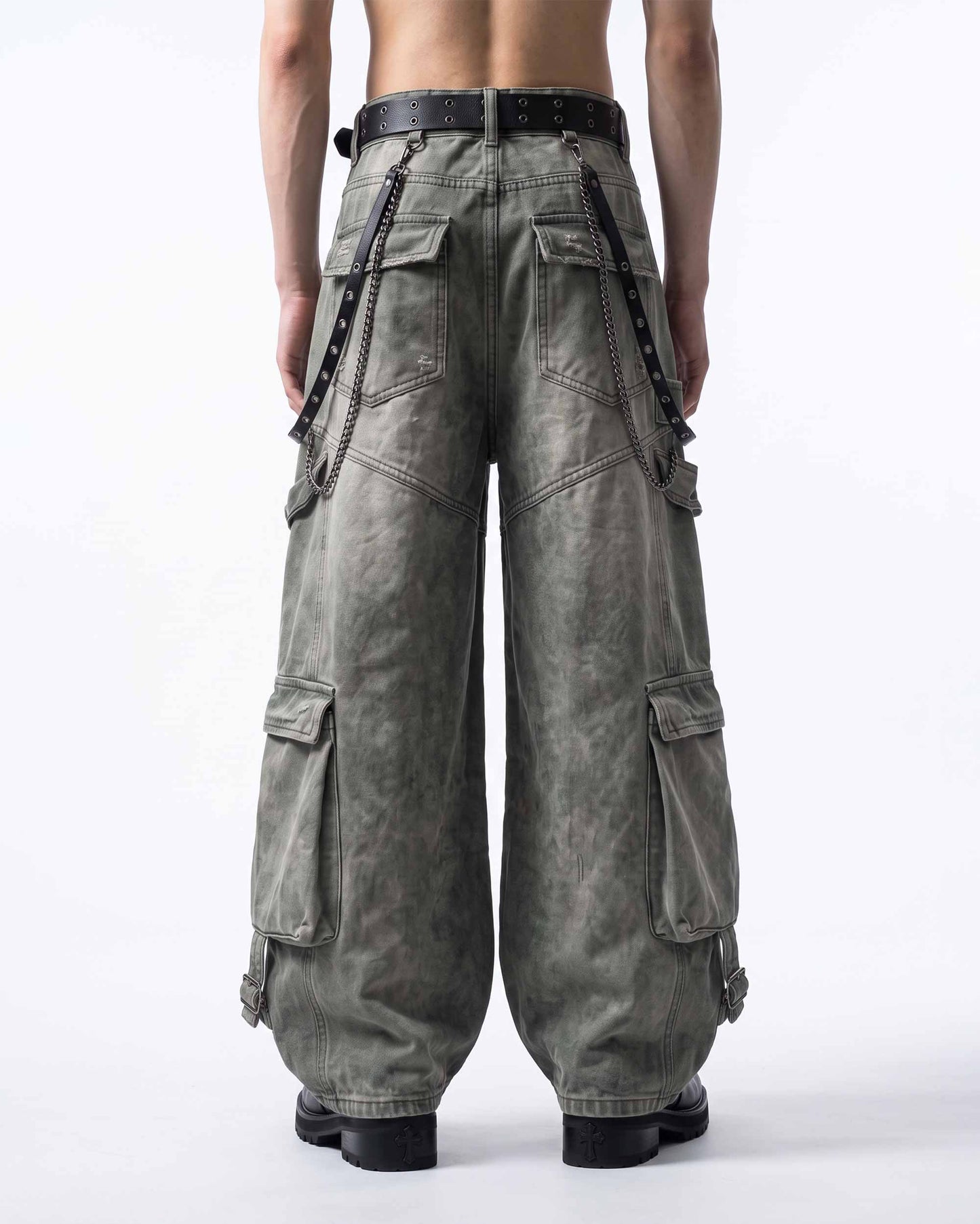 GRYFT SYMBIOTE Series | Grunge Washed Cargo Pants
