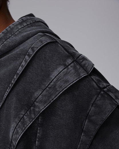 GRYFT—Deconstructed Armor Zipper Hoodie