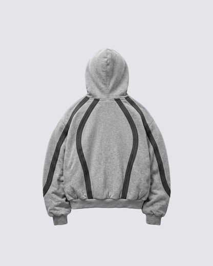 GRYFT SYMBIOTE Masked Curved-Panel Zip-Up Hoodie
