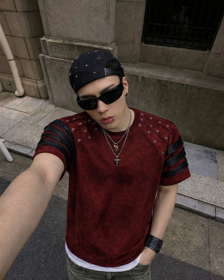 Vintage Rivet Short Sleeve T-Shirt