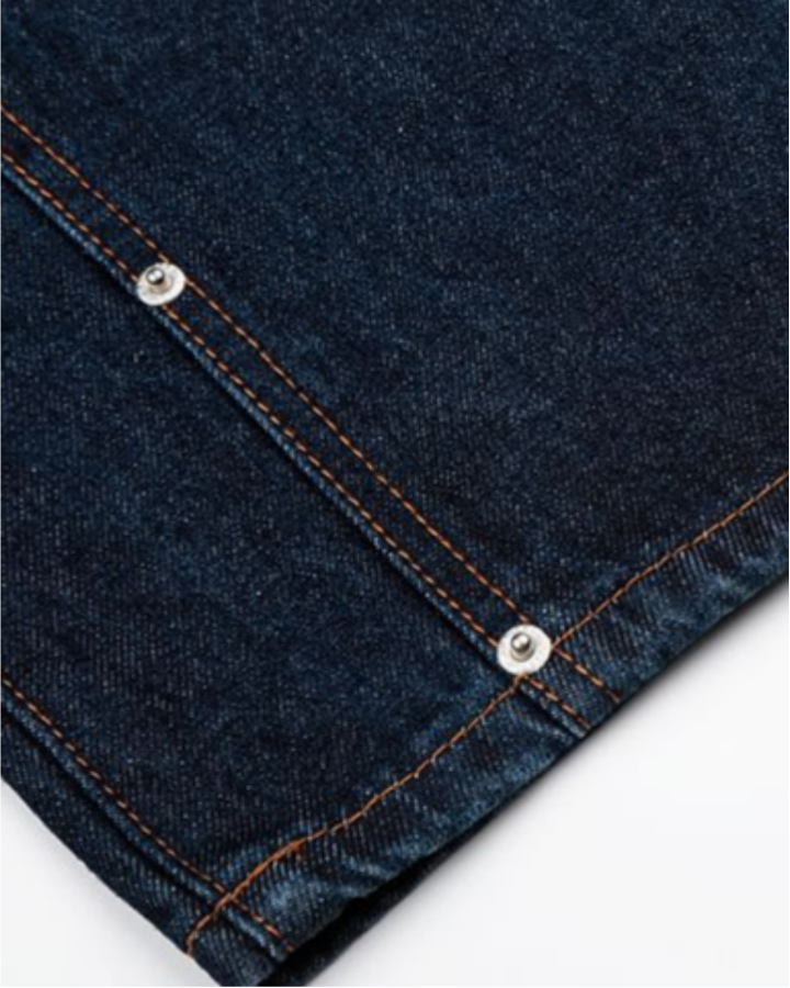 Layered Pocket Denim Shorts