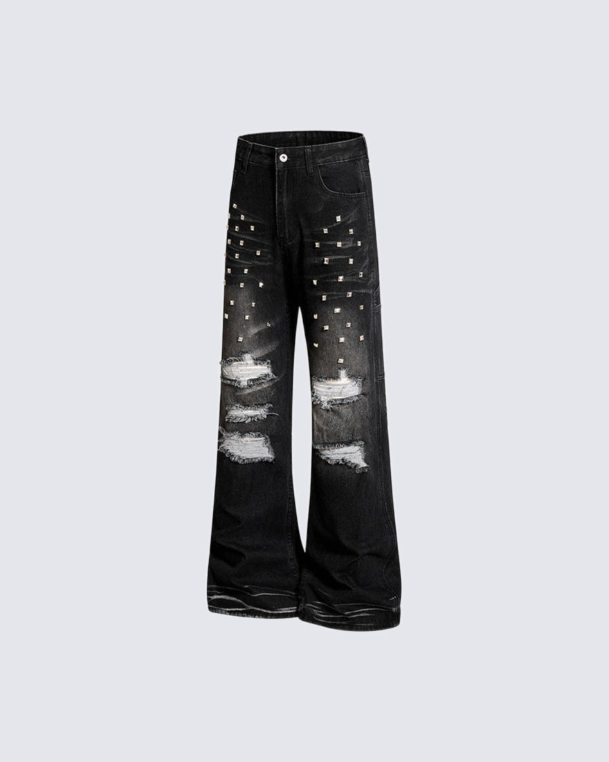 GRYFT Gothic Distressed Jeans